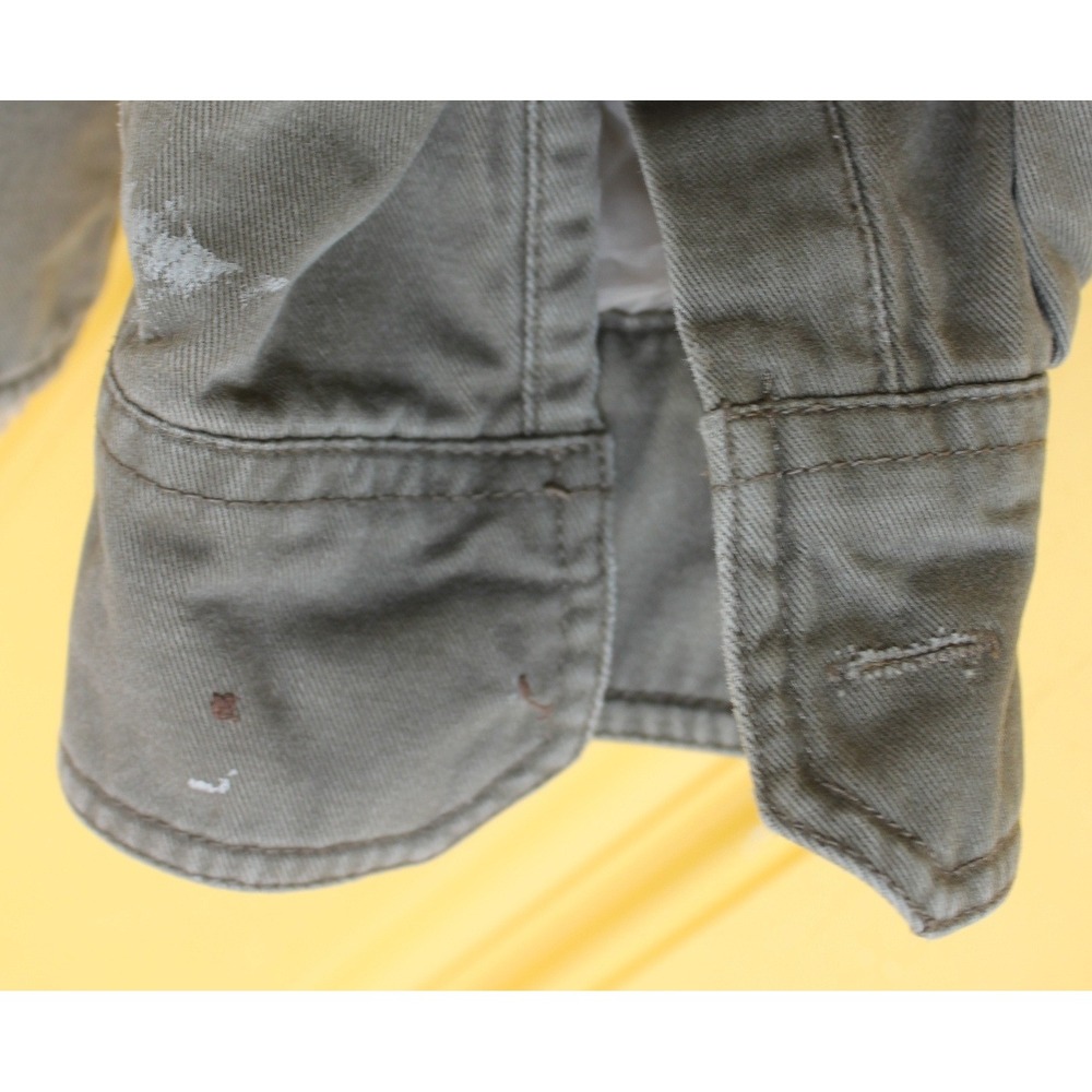 Levi's Sherpa Lined Work Shirt Jacket SZ XL Gray Workwear‎ Utility Chore Coat - Picture 7 of 10